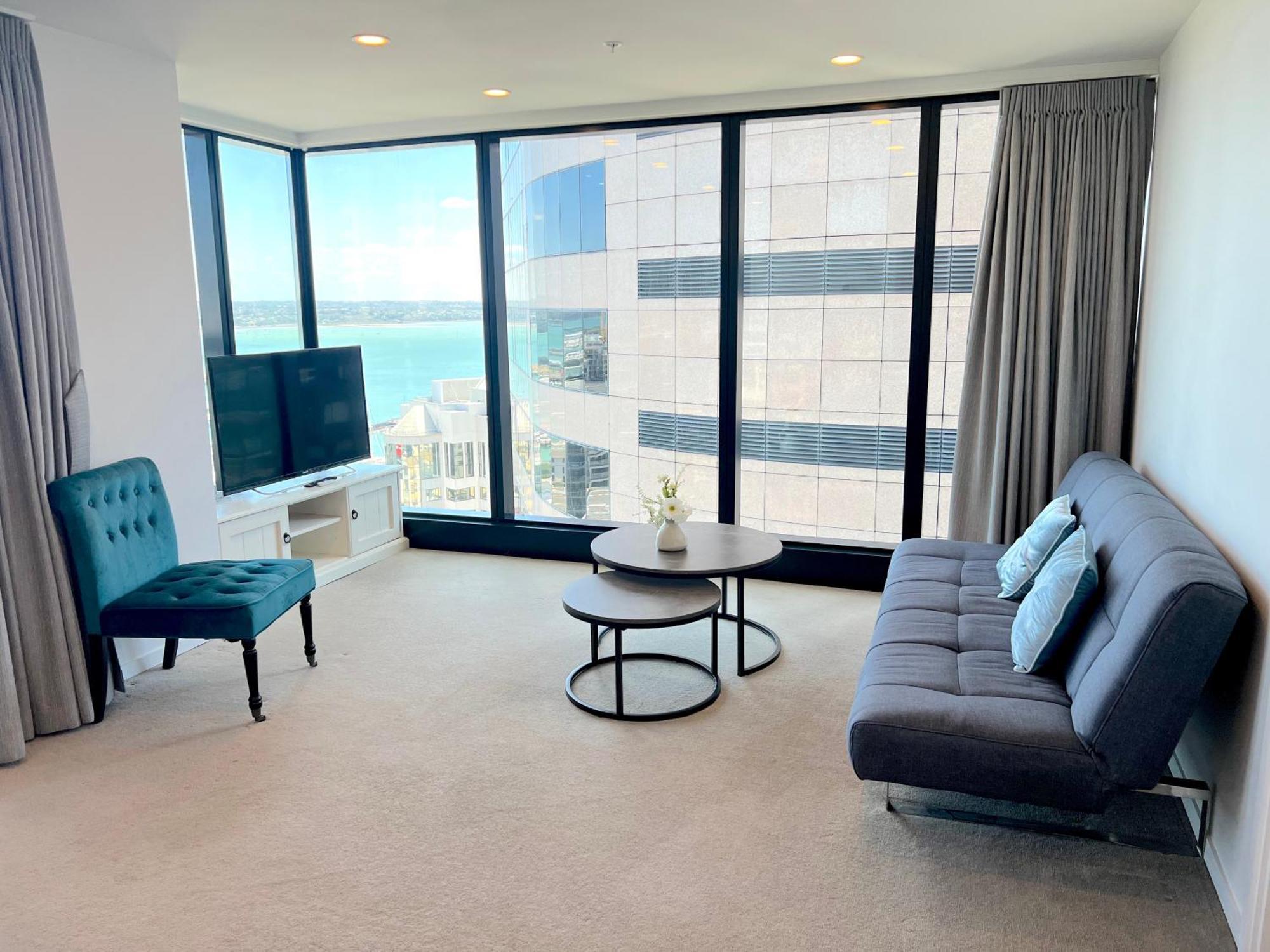 Magnificent Harbour View Skytower View Apartment In Cbd Auckland Exterior foto